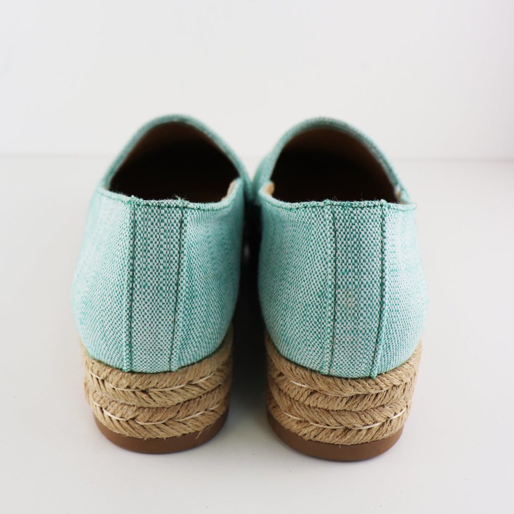 NEW Naturalizer Thea Espadrille Flat Turquoise 8.5 - Picture 6 of 7
